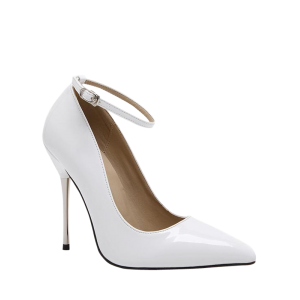 Stiletto Heel Ankle Strap Pumps