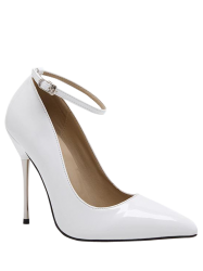 Stiletto Heel Ankle Strap Pumps