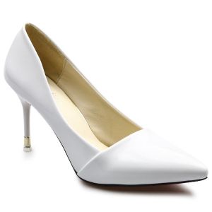 Stiletto Heels Patent Leather Pumps