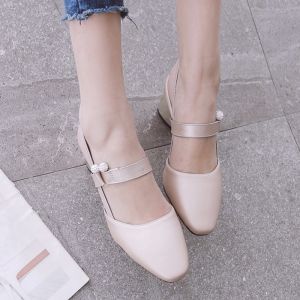 Faux Leather Slingback Pumps