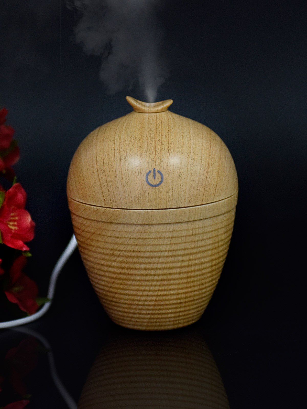 

Ultrasonic Aroma Woodgrain Mist Maker Air Humidifier, Earthy