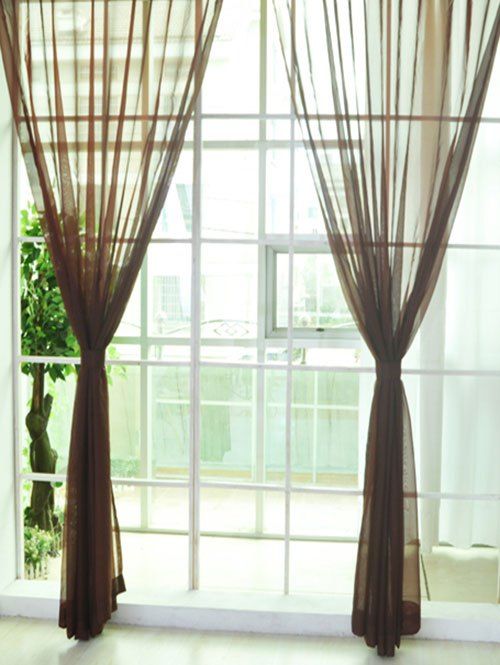 

Sheer Window Tulle Fabric Curtain For Living Room, Coffee