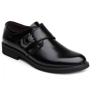 PU Leather Metal Embellishment Formal Shoes