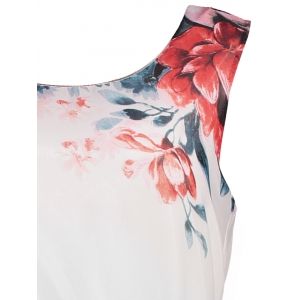 chiffon sleeveless maxi floral dress dresses guest rosegal