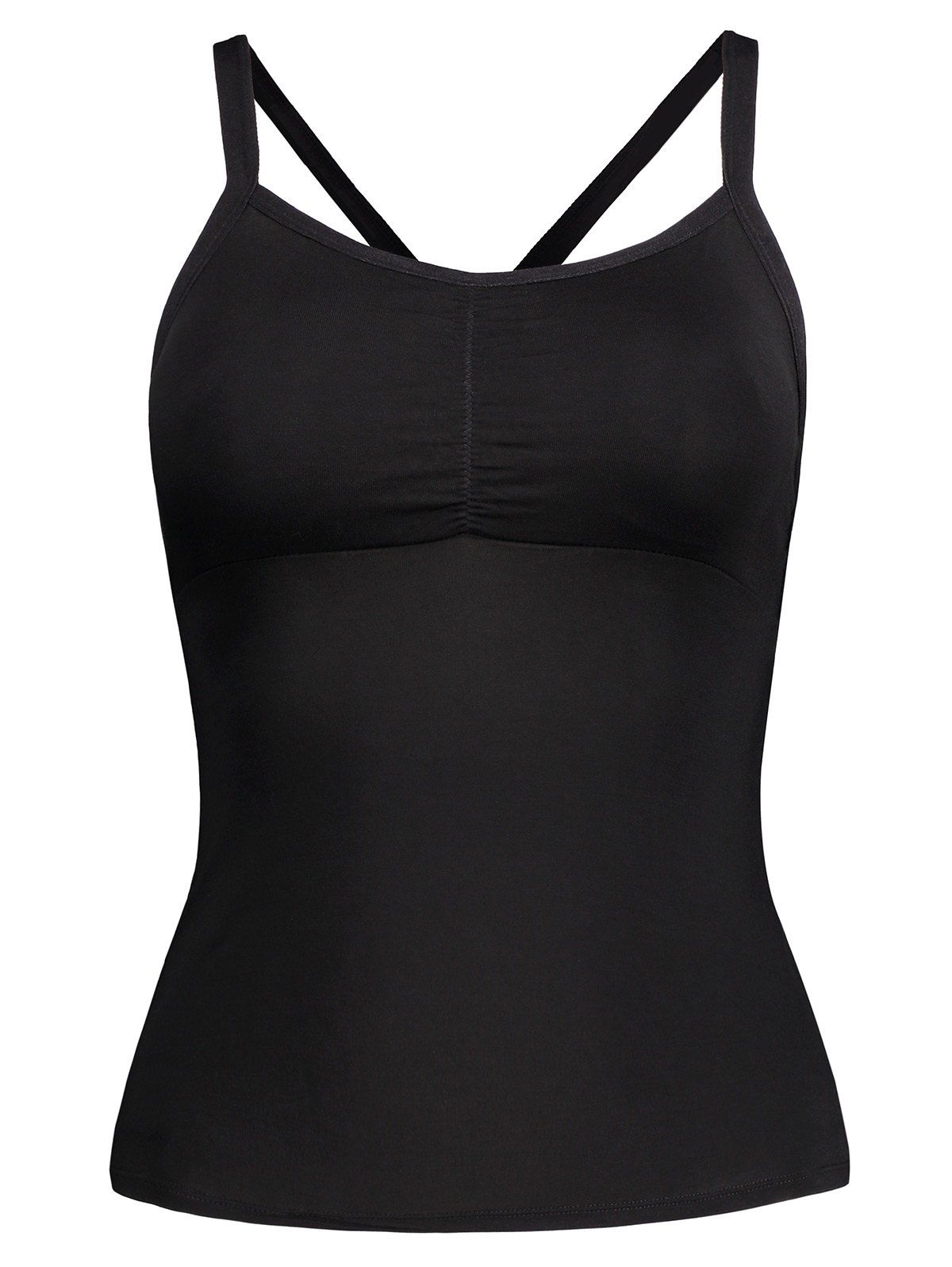 

Low Back Tight Strappy Bra Camisole, Black
