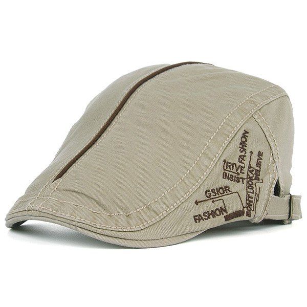 

UV Protection Cadet Hat with Embroidery, Light khaki