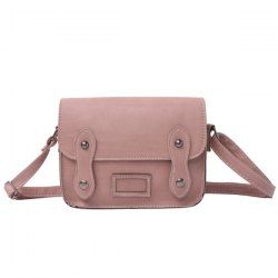 Stitching Faux Leather Cross Body Bag