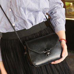 Metal Detail Cross Body Flap Bag