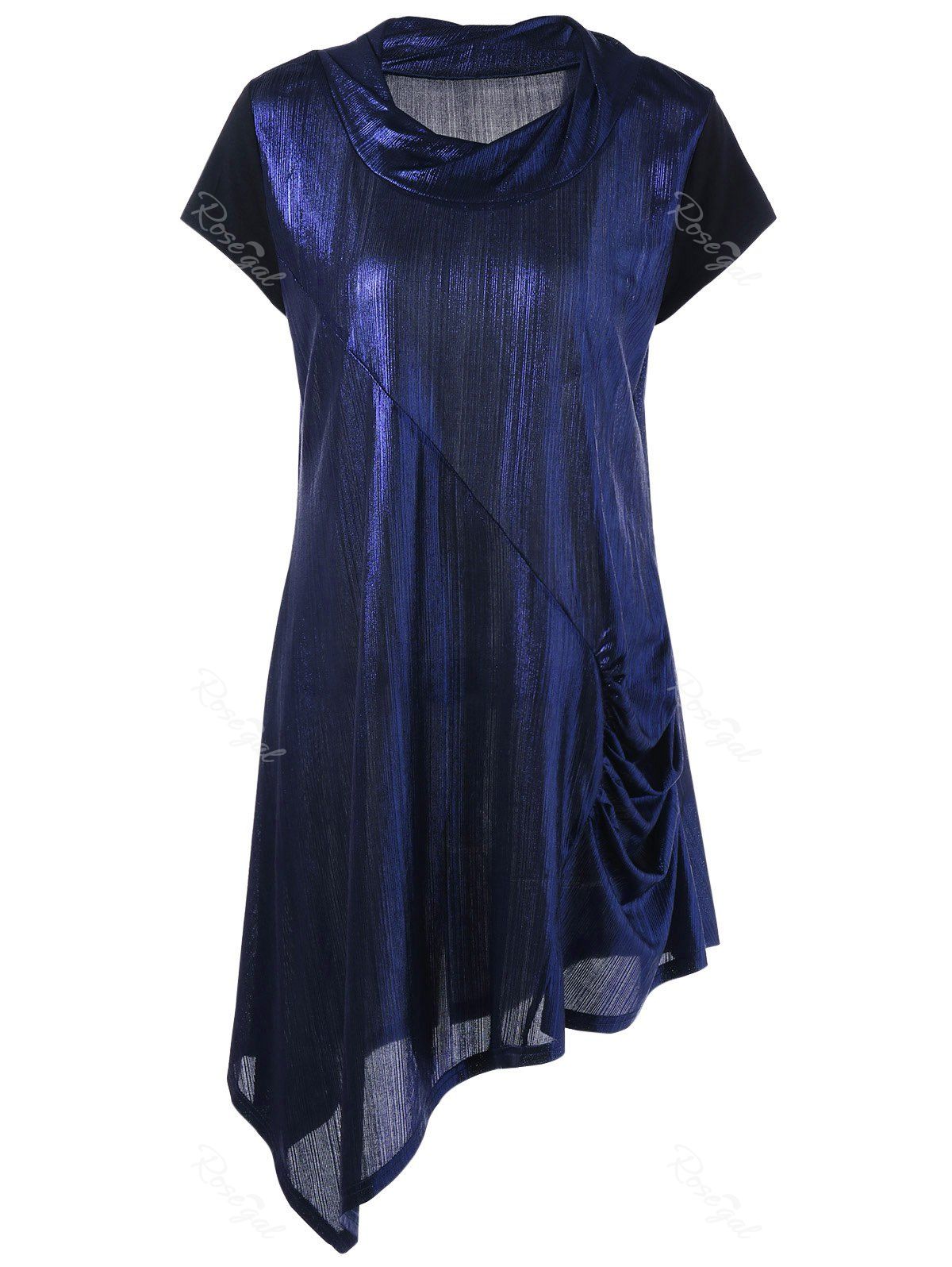 

Asymmetric Longline Top, Blue