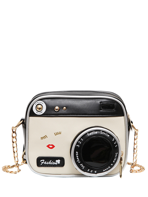 Outfits Chains Camera Shaped Cross Body Bag  