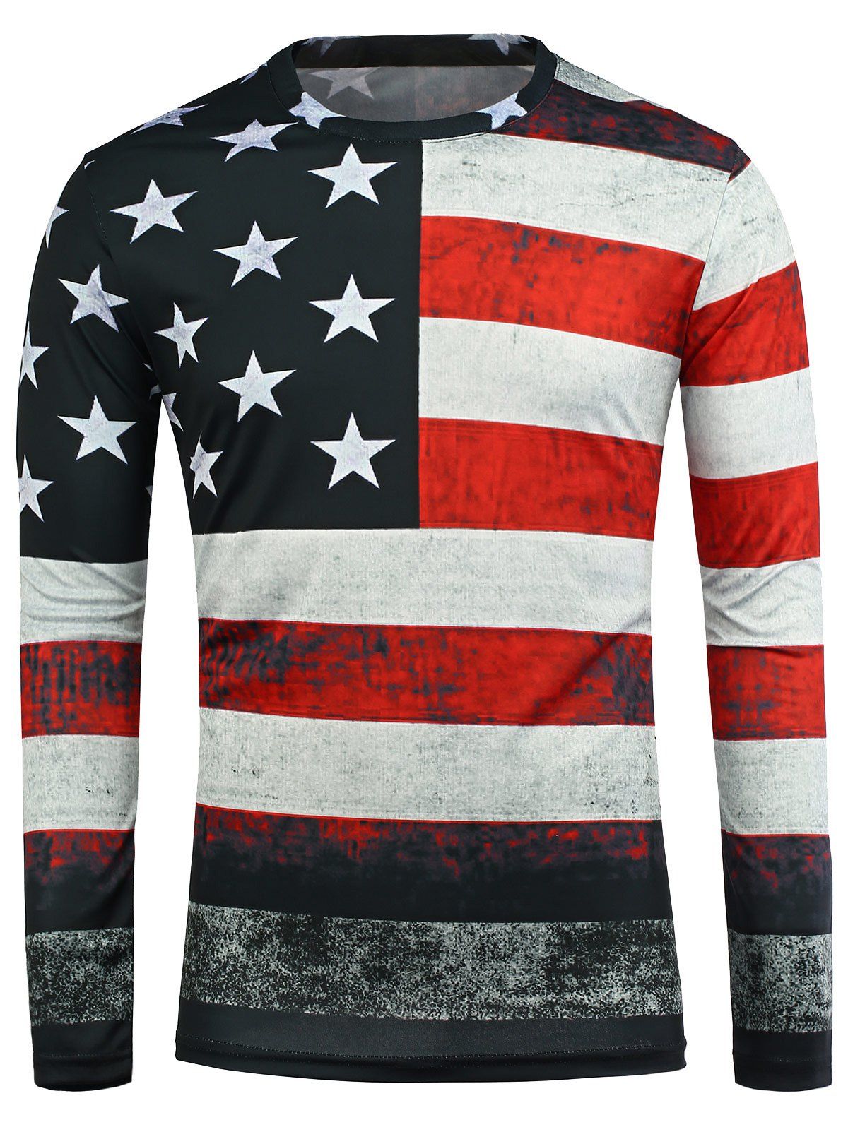 distressed-black-and-white-american-flag-shirt-stoecor