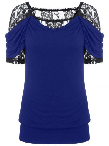 t shirt with lace trim