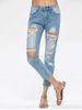Destroyed Cropped Jeans -  