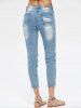 Destroyed Cropped Jeans -  