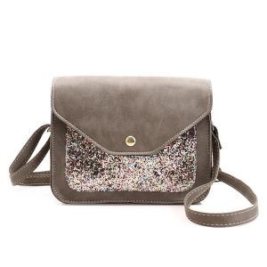 Sequins Insert Cross Body Mini Bag