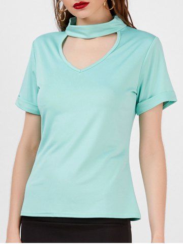 cut choker t shirt