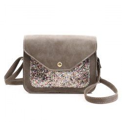 Sequins Insert Cross Body Mini Bag