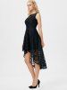 Lace High Low Swing Evening Party Dress -  