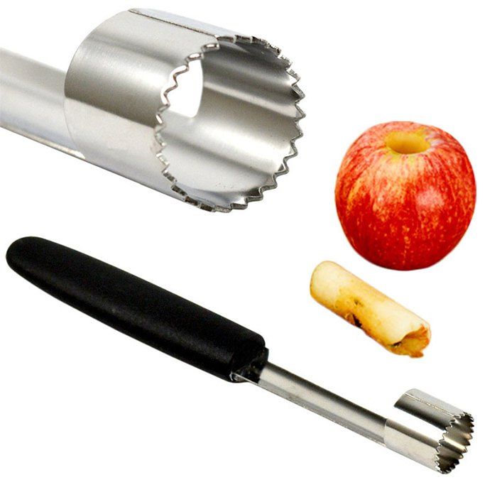

Kitchen Accessory Stainless Steel Core Separator Fruit Seeder, Silver