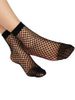 Fish Net Plain Ankle Socks -  