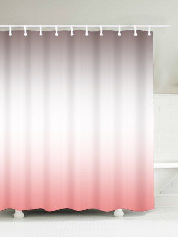 Shallow Pink 150 180cm Brief Waterproof Polyester Ombre Shower Latest Brief Waterproof Polyester Ombre Shower Curtain Shallow Pink 150 180cm