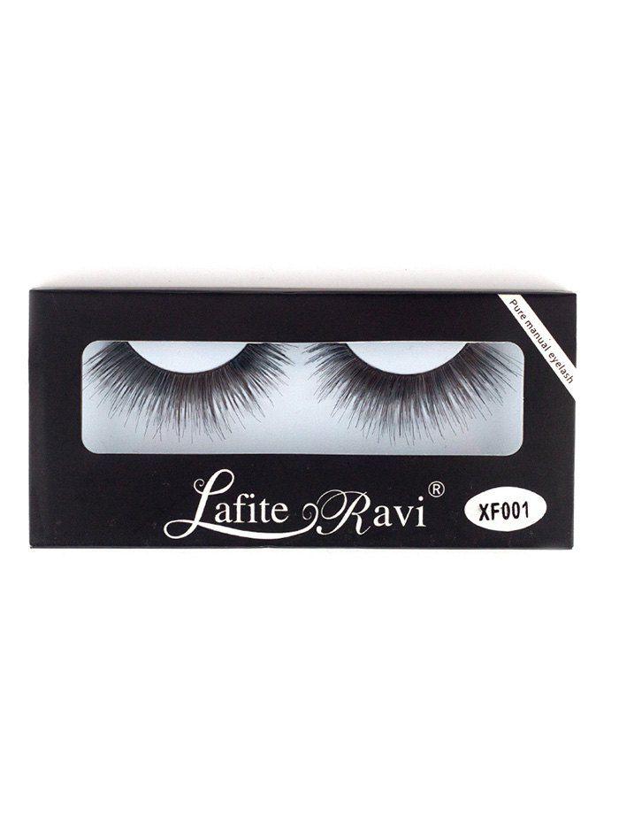 

Lengthening False Eyelashes with Glue, Black