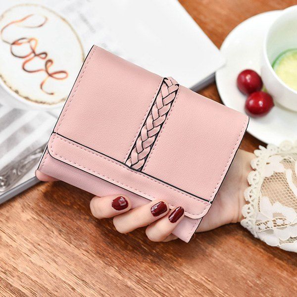 Tressées Trifold Petit portefeuille  