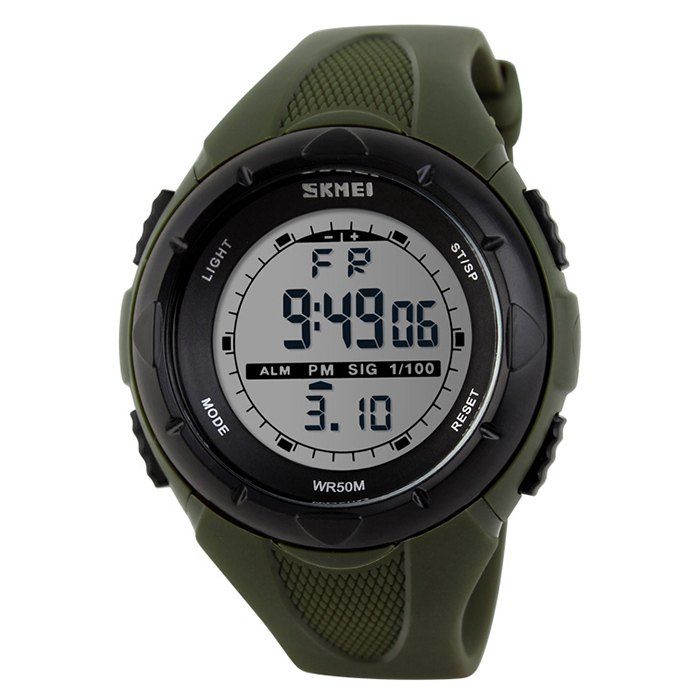 

SKMEI Outdoor Luminous Digital Sports Watch, Army green