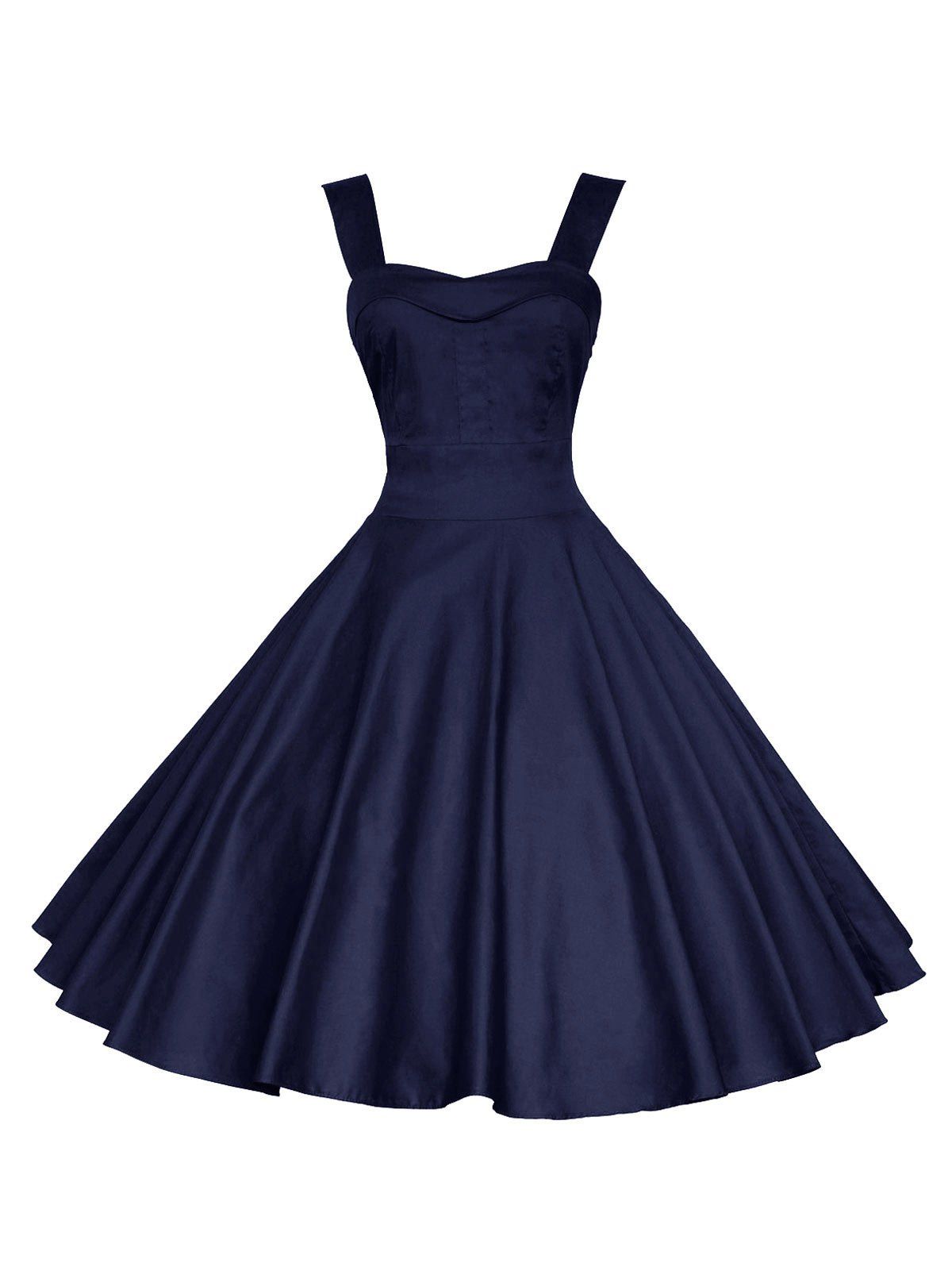 sleeveless lace a line party swing skater dress