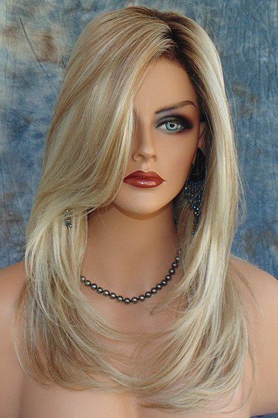 

Charming Synthetic Mixed Color Long Fluffy Wig For Women, Colormix