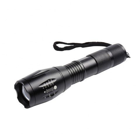 Online 5 Modes Telescopic Zoom Waterproof Flashlight 
