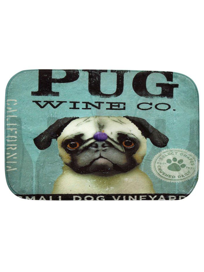 

Coral Fleece Absorbent Puppy Bath Rug, Light green