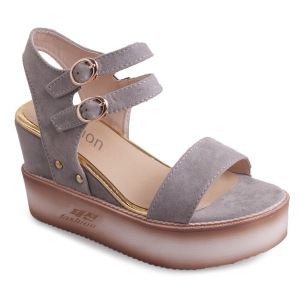 Platform Double Buckle Strap Sandals