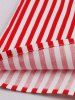 Vintage Stripe Pin Up Dress -  