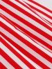 Vintage Stripe Pin Up Dress -  