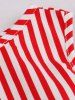 Vintage Stripe Pin Up Dress -  