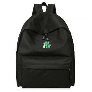 Cactus Embroidered Candy Color Backpack