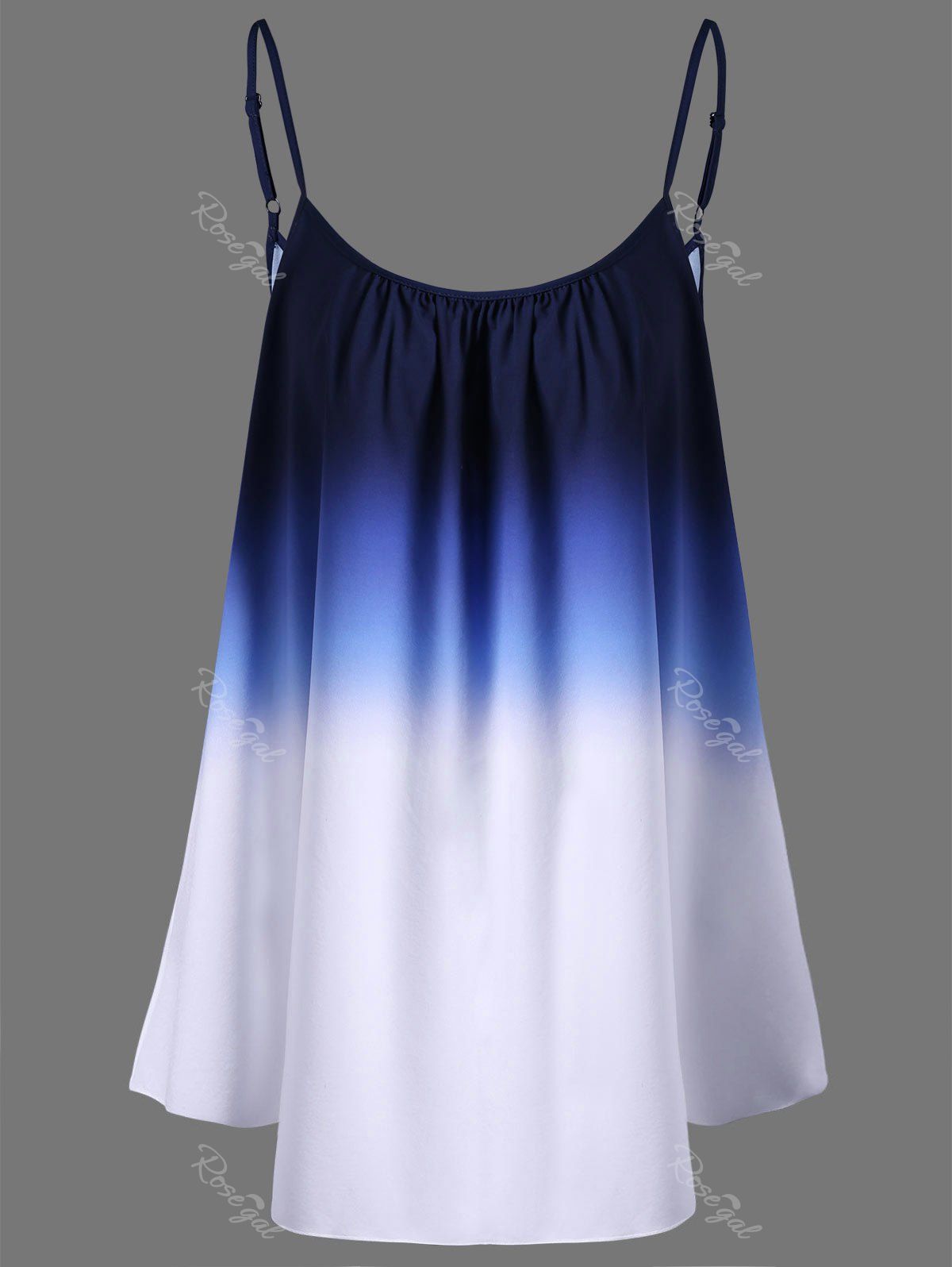 

Ombre Plus Size Cami Top, Blue