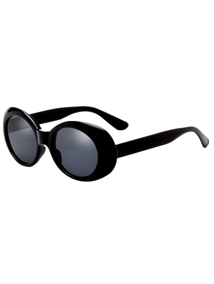 Cheap Anti UV Oval Retro Wrap Frame Sunglasses  