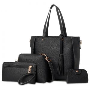 Tassel 4 Pieces Tote Bag Set