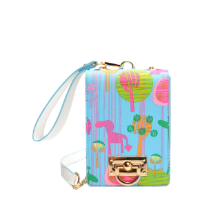 Chains Character Print Crossbody Bag