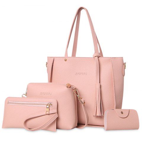 Womens Handbags Free Shipping And Rosegal Tassel 4 Pieces Tote Bag Set