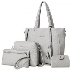Tassel 4 Pieces Tote Bag Set