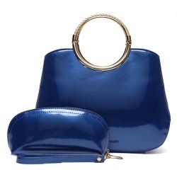 Patent Leather Wristlet and Handbag