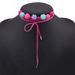 Multilayered Ball Embellished Choker Necklace -  