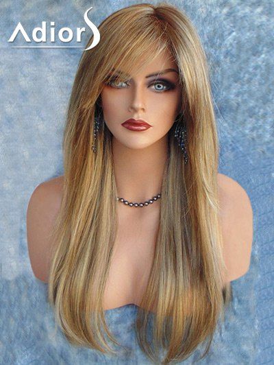 

Adiors Long Side Part Straight Colormix Synthetic Wig