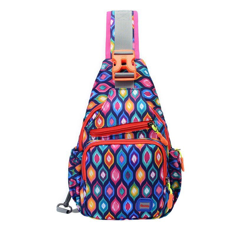

Multipocket Outdoor Chest Bag, Pink