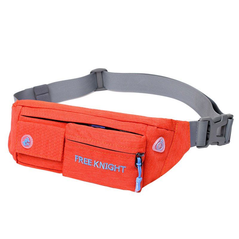 [35 OFF] Freeknight Nylon Headphone Jack Waterproof Waist Bag Rosegal