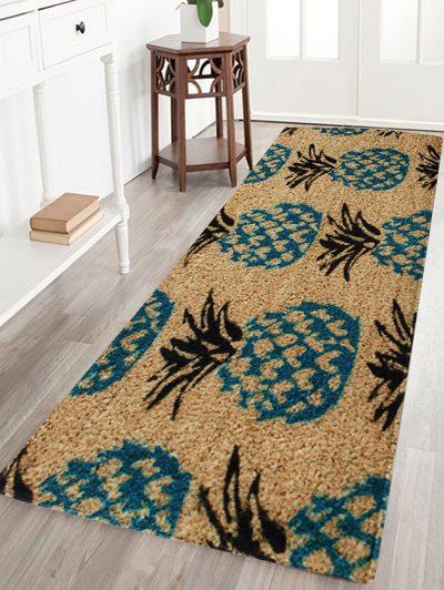 

Soft Absorbent Pineapple Pattern Area Rug, Colormix