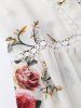 Sleevelss Chiffon Mini Floral Dress -  